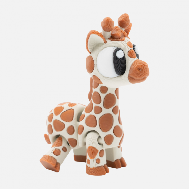3D Printed Flexi Giraffe – Articulated Fidget Toy - Image 2