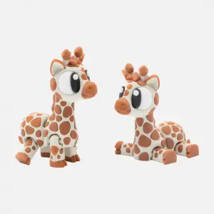 3D Printed Flexi Giraffe – Articulated Fidget Toy