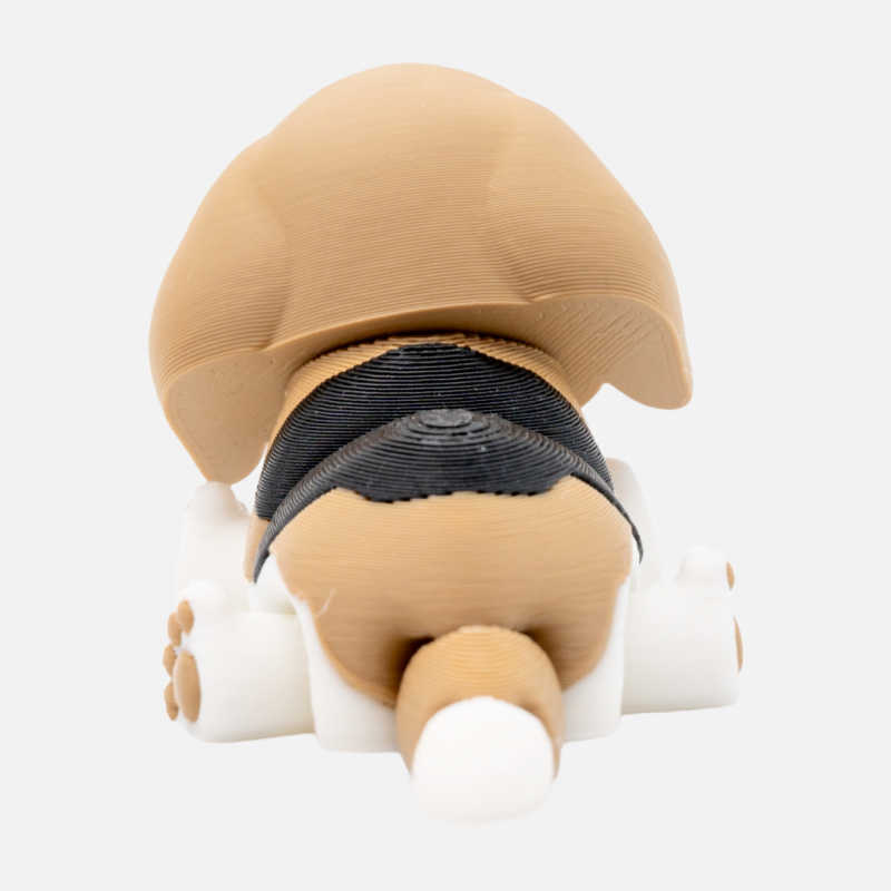 3D Printed Articulated Beagle Dog – Flexible Fidget Pet - Image 3