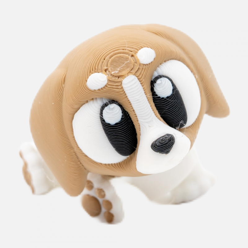 3D Printed Articulated Beagle Dog – Flexible Fidget Pet - Image 4