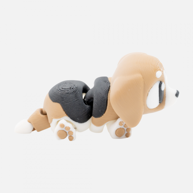 3D Printed Articulated Beagle Dog – Flexible Fidget Pet - Image 5