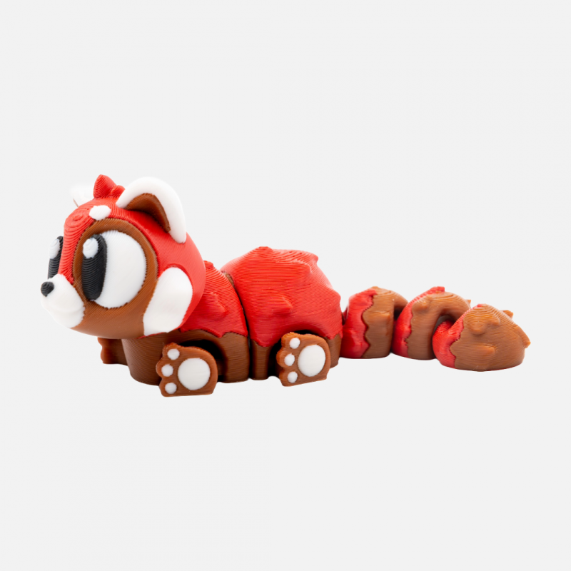 3D Printed Articulated Red Panda – Flexible Fidget Toy - Image 2