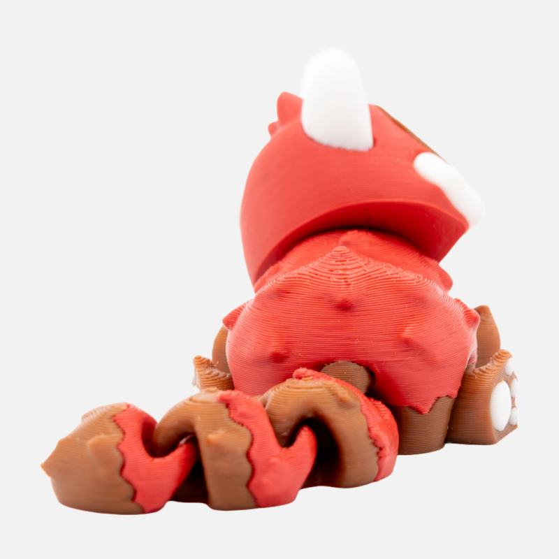 3D Printed Articulated Red Panda – Flexible Fidget Toy - Image 4
