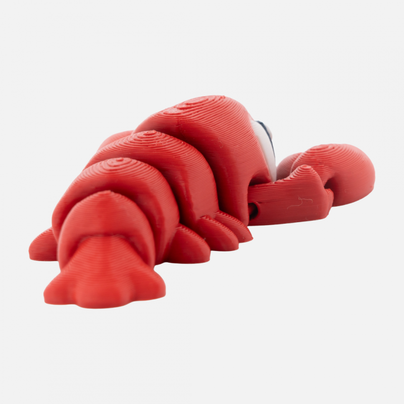 3D Printed Articulated Red Lobster – Ocean Fidget Toy - Image 5
