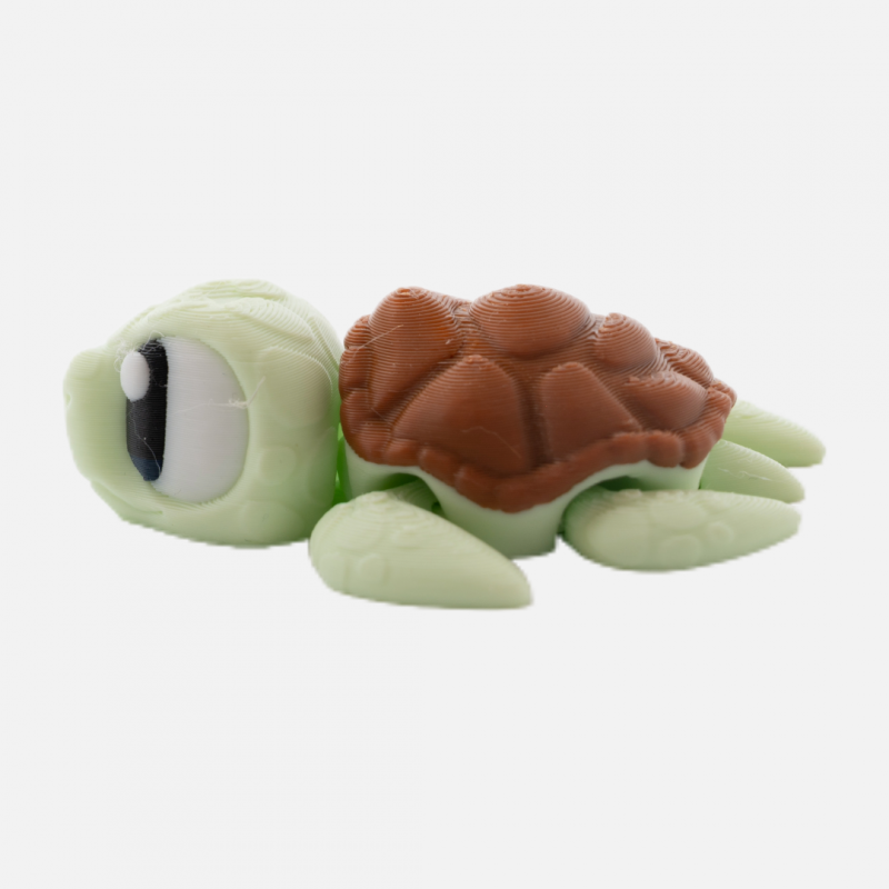 3D Printed Sea Turtle “Spot” – Articulated Ocean Fidget Toy - Image 4