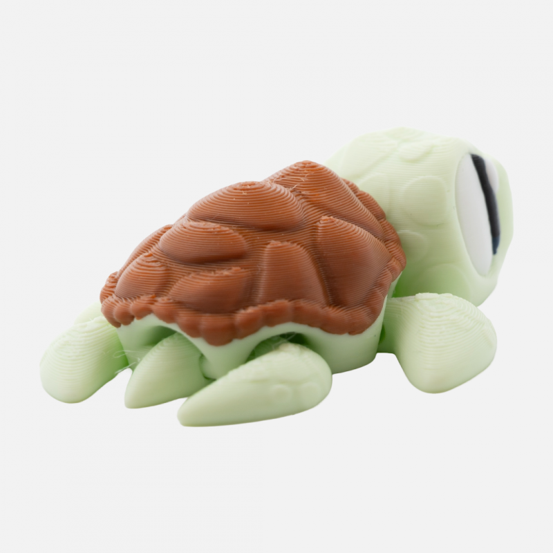 3D Printed Sea Turtle “Spot” – Articulated Ocean Fidget Toy - Image 2