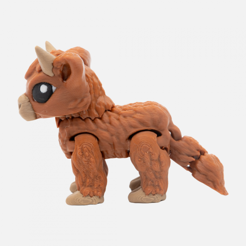 3D Printed Highland Cow – Articulated Fidget Toy - Image 7