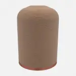 Latte Brown replacement cover for NEOM Wellbeing Pod electronic diffuser shown on white background
