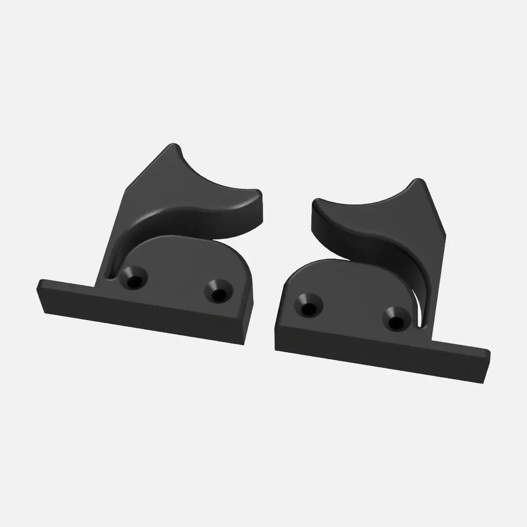Narrow Drawer Clips Compatible with Hettich Quadro V6 Runners – LH & RH Pair